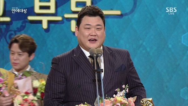 [SBS연예대상] 김준현x토니안x강수지, '우수상' 수상