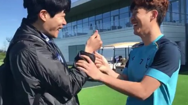 '월드컵 2골' 손흥민, 귀국 직후 만난 사람은? 절친 류준열