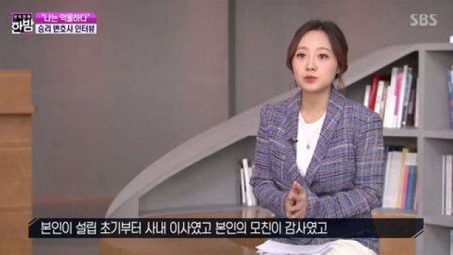 '한밤' 승리 측 변호사 "수많은 의혹 사실로 단정짓지 말아 달라"&hellip;의혹 전면 부인