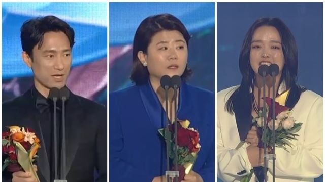 [2019백상예술대상]김병철-이정은&middot;故 김주혁-권소현, 조연상 영예