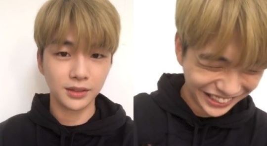 "제 얼굴 안 까먹으셨죠?&hellip;5개월 만에 얼굴 드러낸 강다니엘