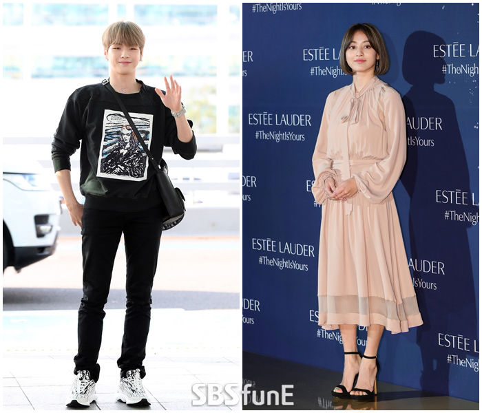 강다니엘 지효