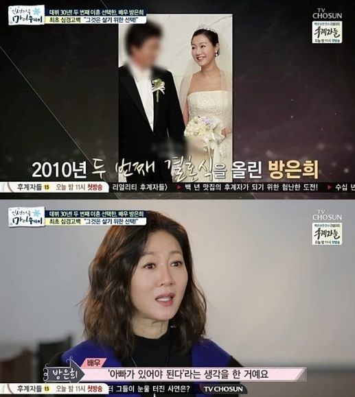 "행복한 가정 만들고 싶었는데"...방은희 두 번째 이혼 이유