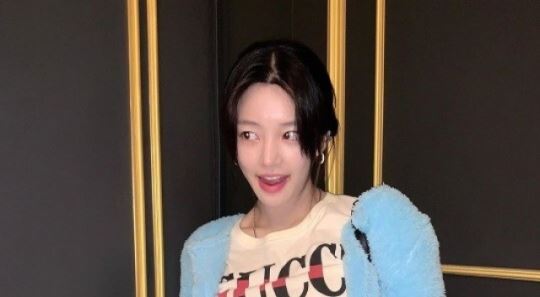 '견미리 딸' 이유비, 명품 옷 입고 인형 비주얼 뽐내