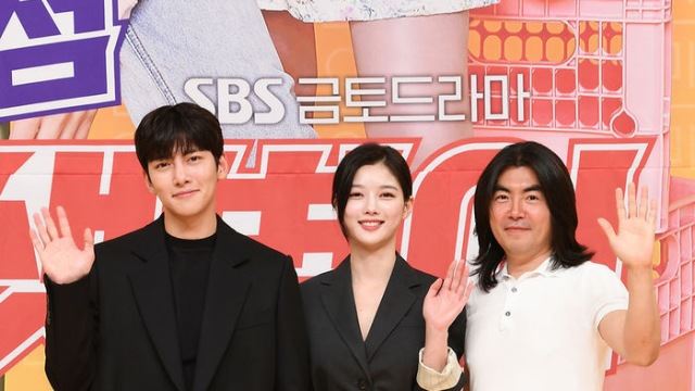 [E포토] 지창욱-김유정-이명우, '편의점 샛별이, 기대해주세요'