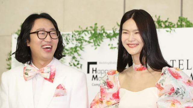 [E포토] 김경진-전수민, '이제는 신랑 신부'