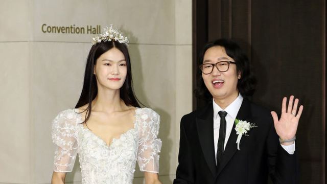 [E포토] 김경진-전수민, '연인에서 부부로'