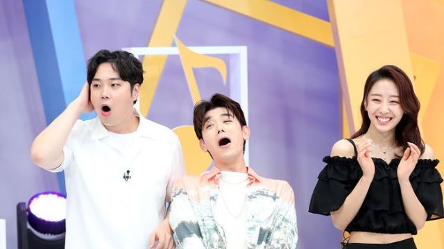 [E포토] 유재환-에릭남-이브, '고막이 깜짝'