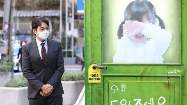 [E포토] 송일국, '학대받는 아이들에게 관심을'