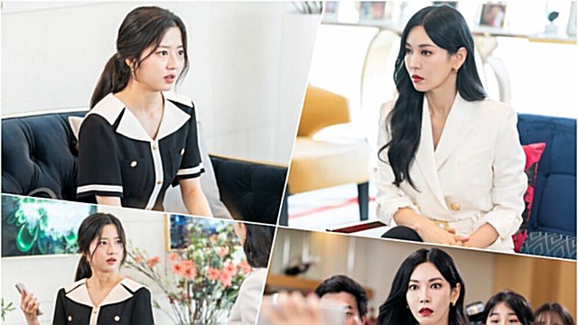 '펜트하우스3' 경악 김소연vs당당 김현수, 독기 어린 눈빛 대치