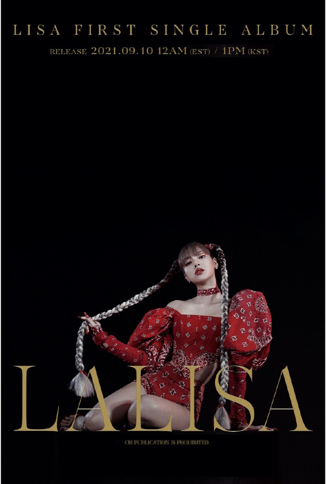 블랙핑크 리사, 9월 10일 첫 솔로 앨범 발매 확정