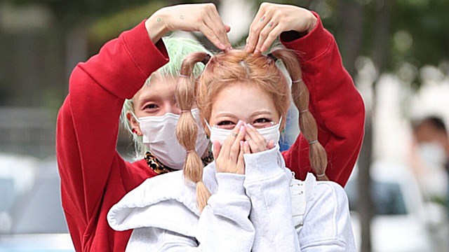 [E포토] 현아-던, '못 말리는 커플'