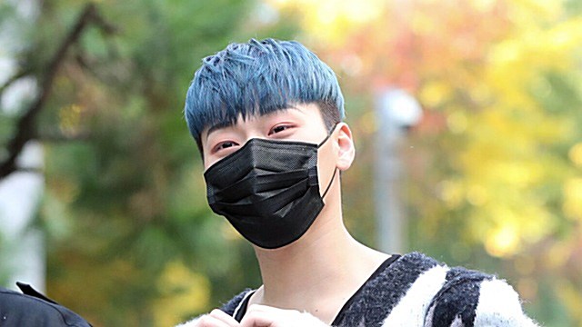 [Throwback] ATEEZ’s SAN Serves ‘Blue Maple’ Vibes