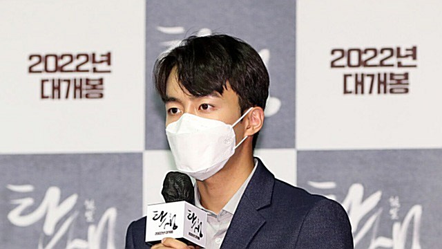 [E포토] 박지훈, '떨리는 제작발표회'