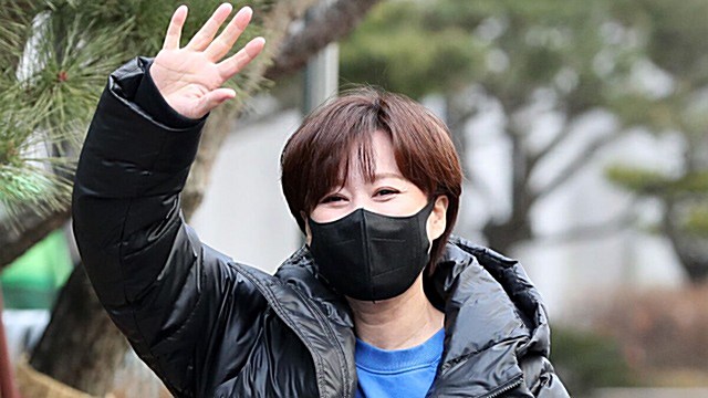 [E포토] 박미선, '반갑게 손 번쩍'