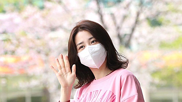 [E포토] 박하선, '씨네타운에서 만나요'