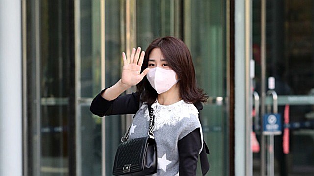 [E포토] 박하선, '씨네타운 출근 도장'