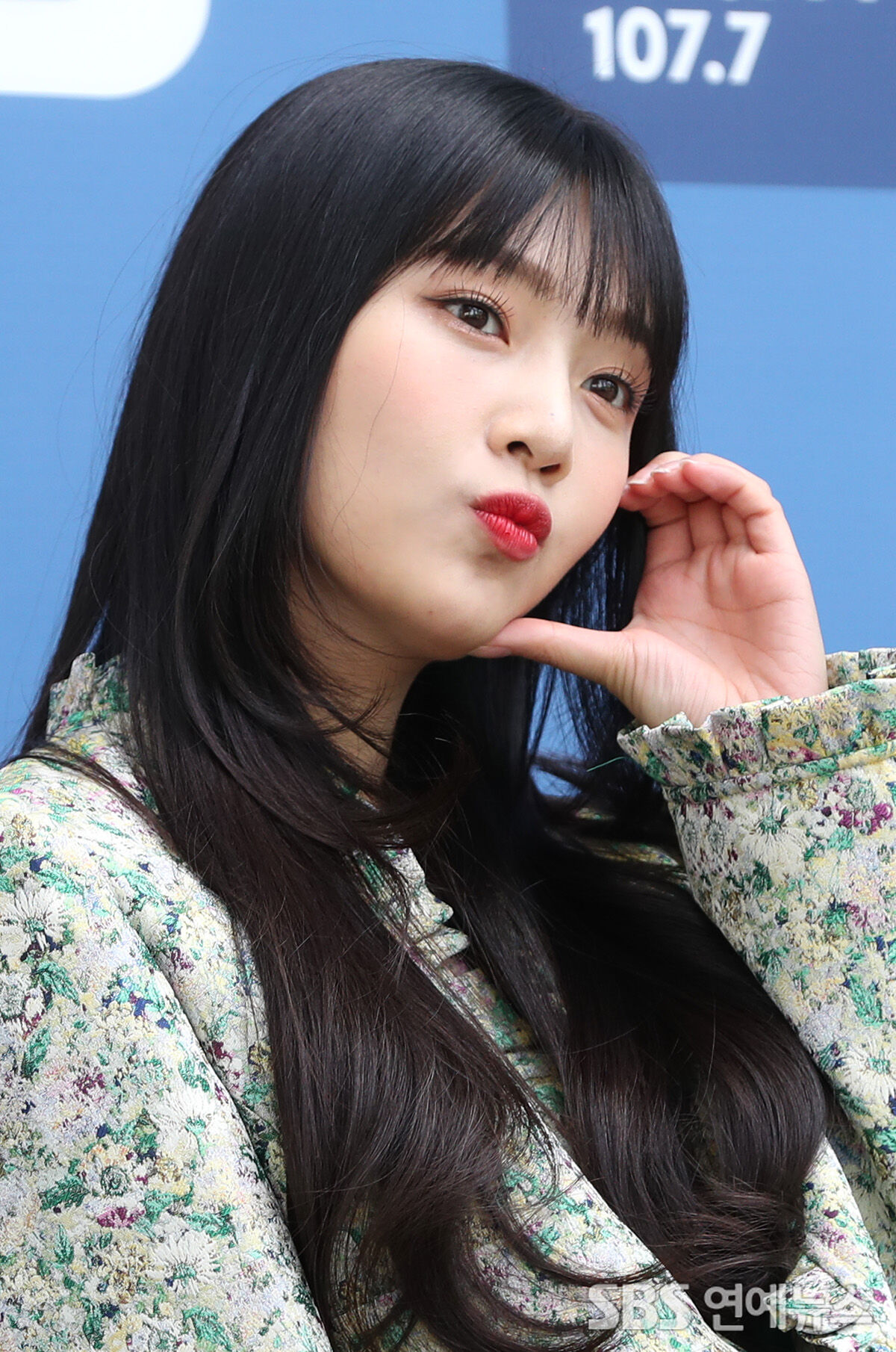 [E포토] 레드벨벳 조이, '귀여운 볼하트'