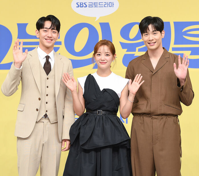 Nam Yoon-su, Kim Se-jeong and Choi Daniel