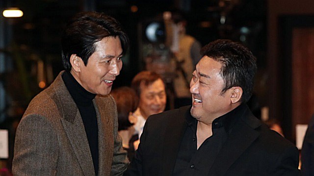 [E포토] 정우성-마동석, '비주얼로 시상식장 압도'