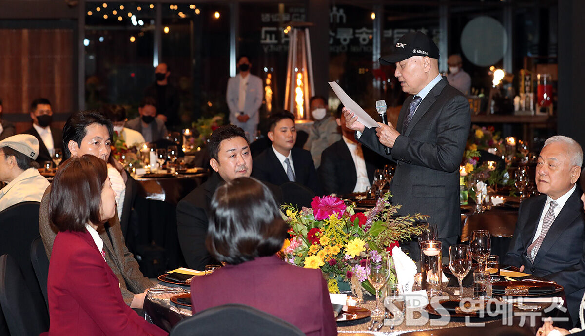[E포토] '아름다운예술인상' 시상식 참석한 배우 안성기