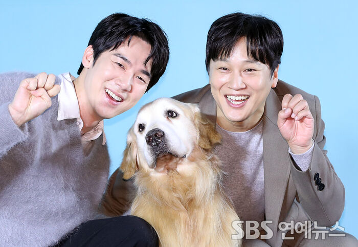[Throwback] Yoo Yeon-Seok and Cha Taehyun Make It a Puppy Trio at the 'My Heart Puppy' Press Event
