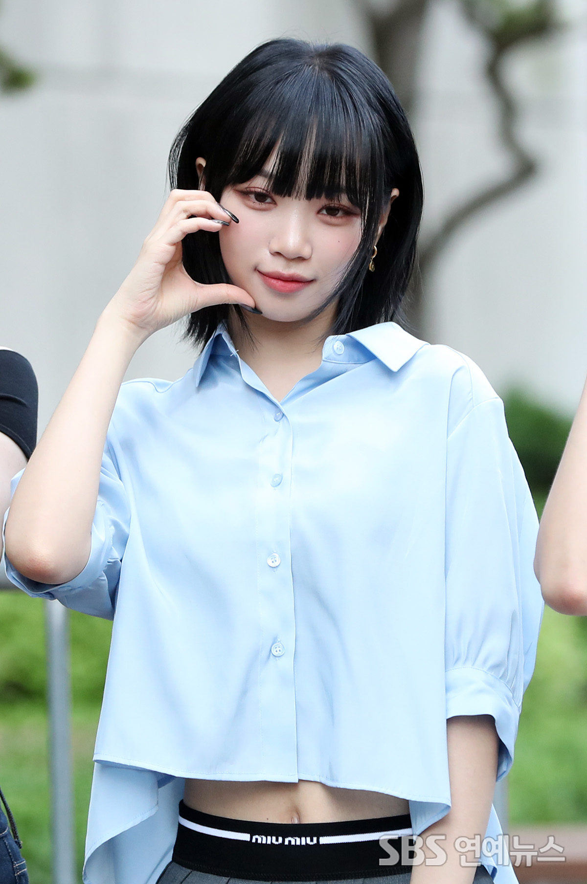 [E포토] 르세라핌 김채원, 더 이상 귀여울 수 없어