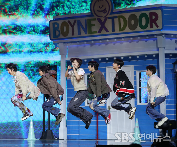 BOYNEXTDOOR at the 'WHO!' Media Showcase in Seoul