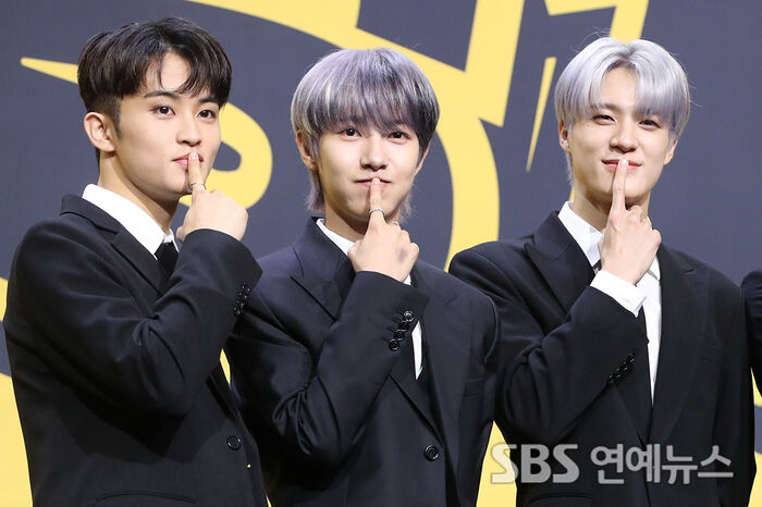 NCT DREAM's Mark, Renjun and Jeno