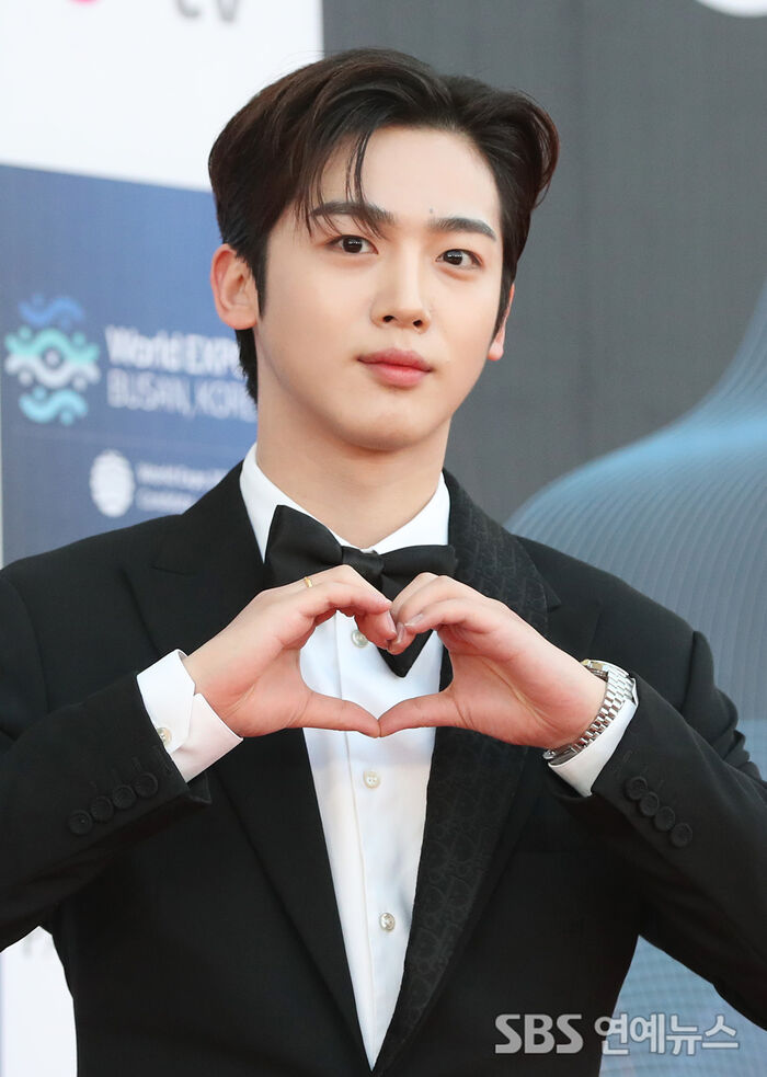 [Throwback] KIM YOHAN Lights Up the Blue Dragon Series Awards Red Carpet