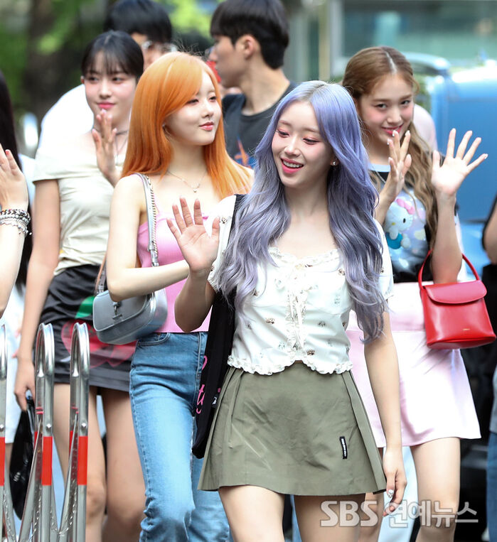 STAYC at KBS Studios in Yeouido, Seoul