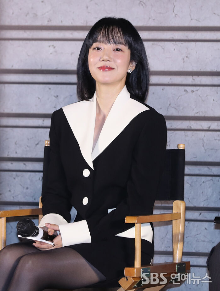Im Soo-jung at the 'Cobweb' Press Conference