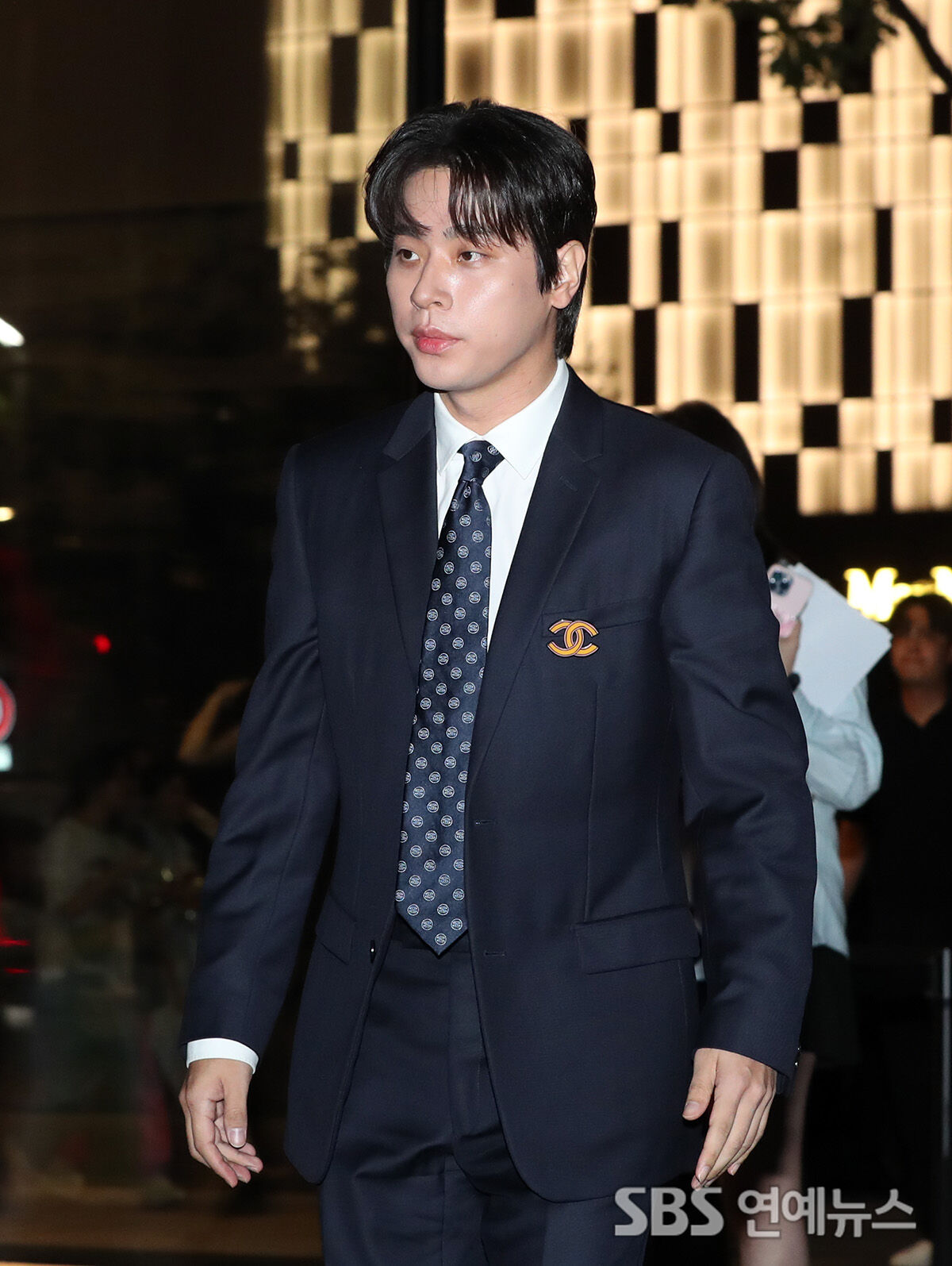 [E포토] 박정민, '깔끔한 수트핏으로 매력 발산'