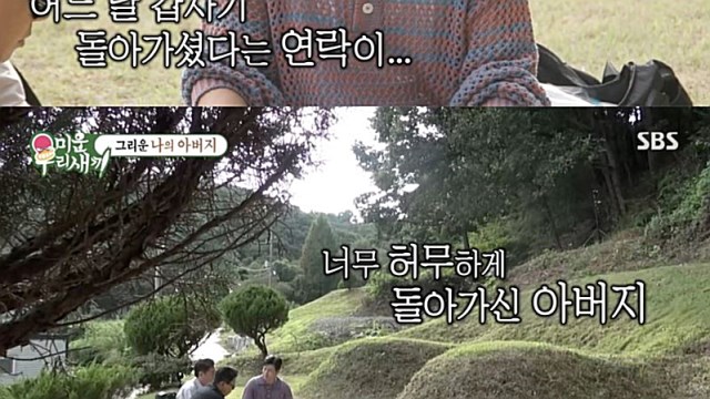 [스브스夜] '미우새' 김종민, "사고로 돌아가신 아버지, 이제는 다 해드릴 수 있는데" 그리움 고백