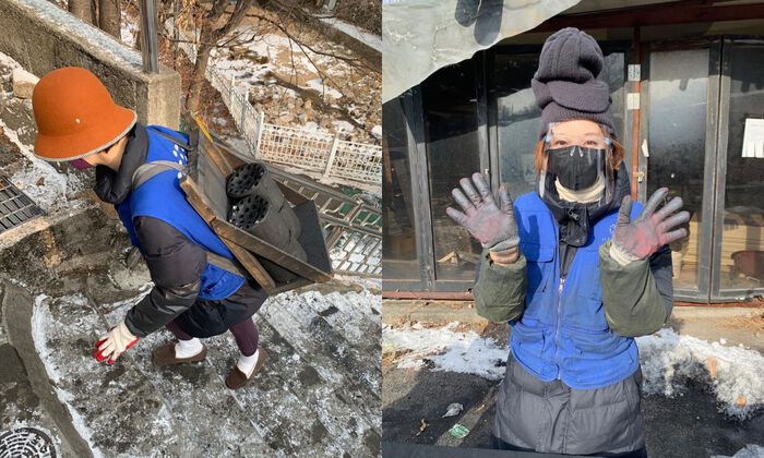 황보라 봉사