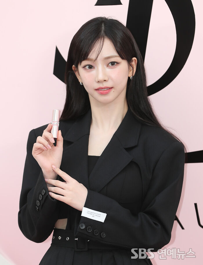 Karina of aespa at a beauty brand photo call in Seoul