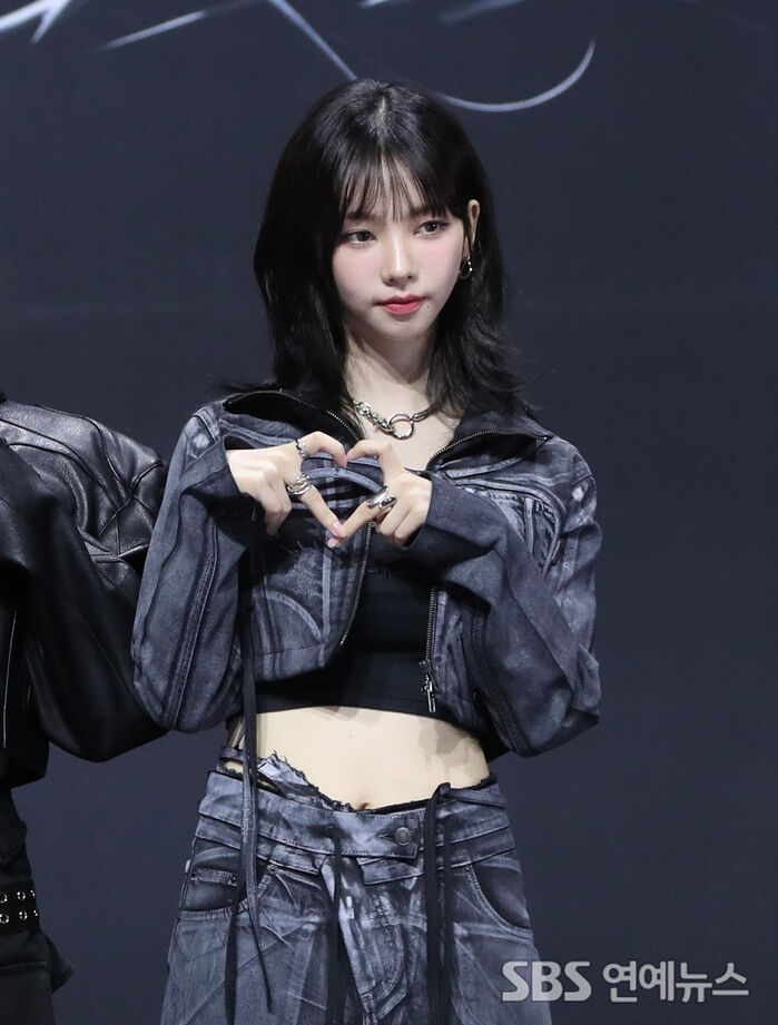 Karina of aespa at the 'Armageddon' Media Showcase in Seoul