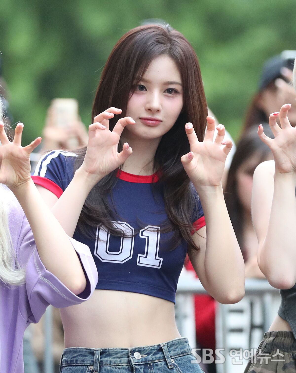 Sullyoon of NMIXX arrives for a KBS music show rehearsal in Seoul