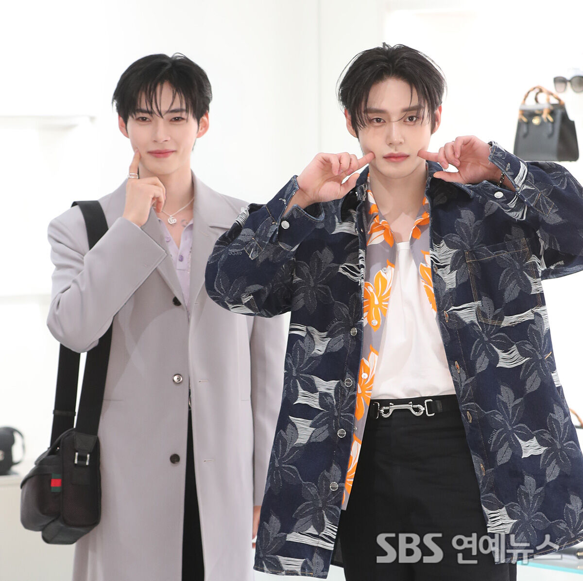 Zero Base One Kim Ji-woong and Seong Han-bin