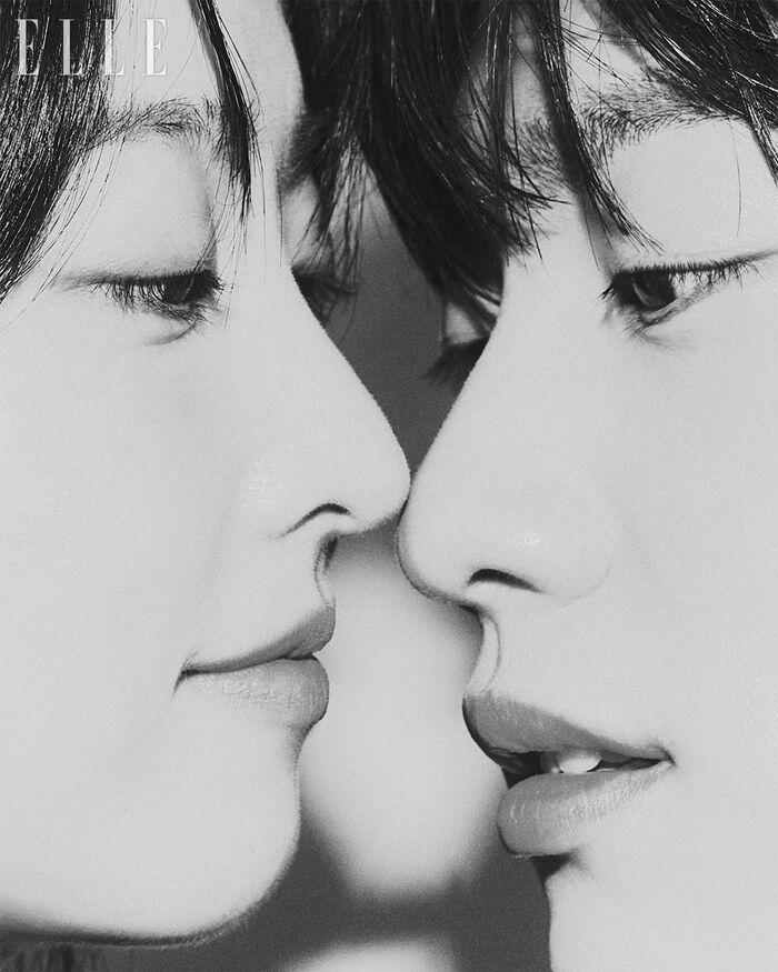 'Our Unwritten Seoul' Park Bo-young♥JINYOUNG's About-to-Kiss Couple Photoshoot Revealed