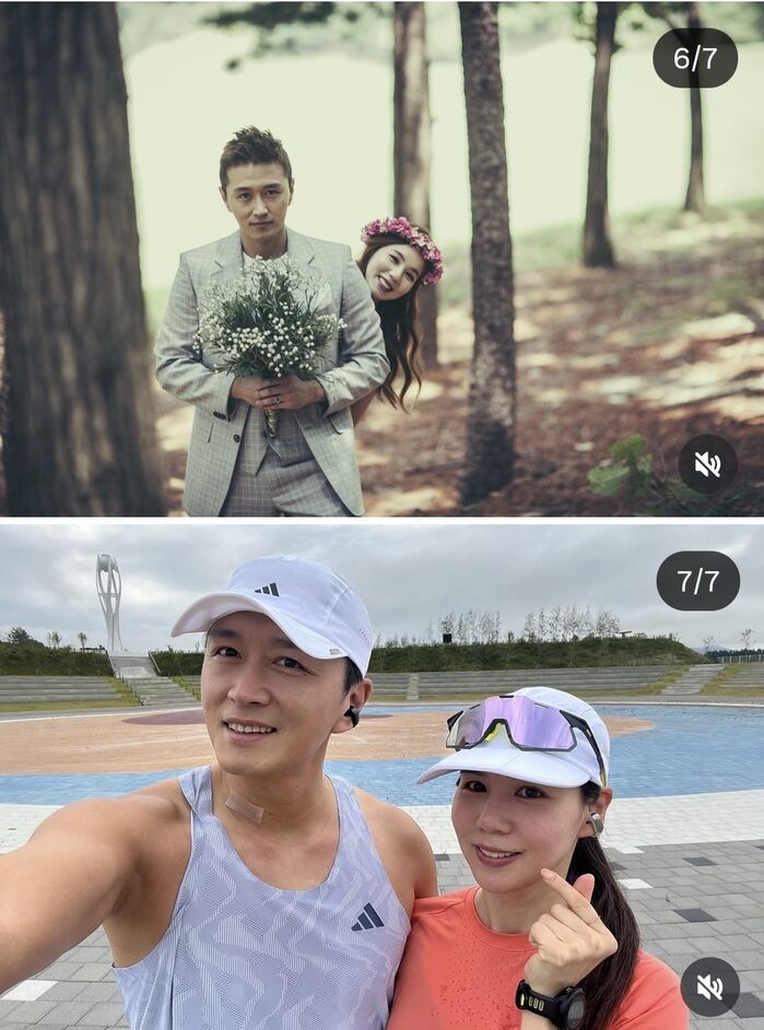 Jin Tae-hyun and Park Si-eun
