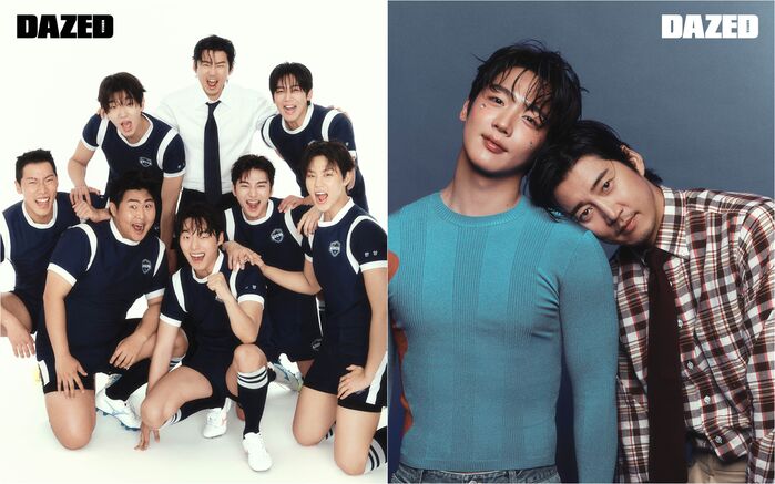 'The Winning Try' Yoon Kye-sang & the Rugby Team Unleash Full Team Spirit in New Photoshoot