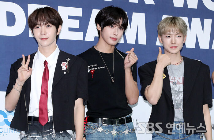 NCT WISH Pose at the 2025 K-World Dream Awards