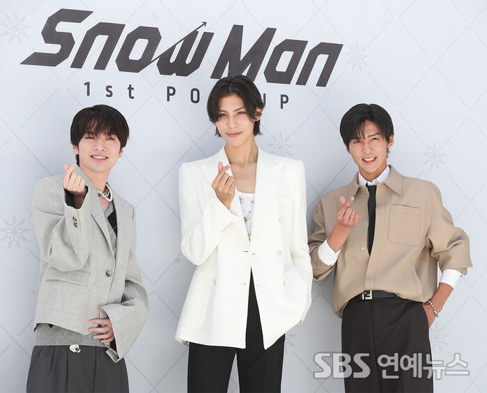 Japanese Boy Band Snow Man Touches Down in Seoul for Pop-Up Store Launch