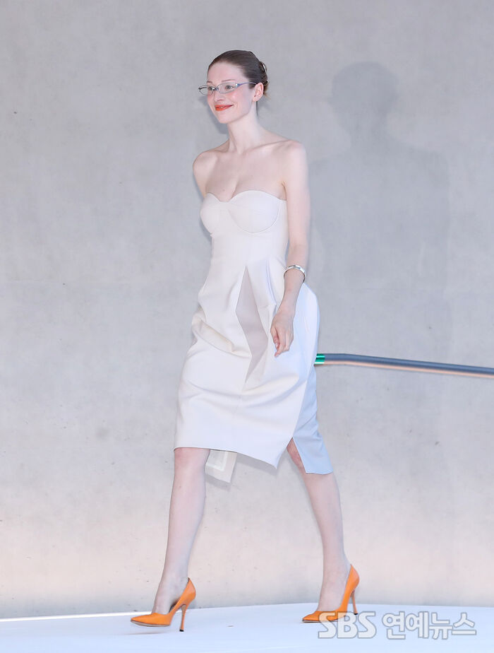 Hunter Schafer at the House Nowhere Seoul Opening