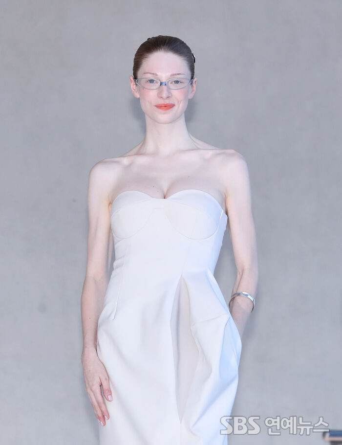 Hunter Schafer at the House Nowhere Seoul Opening