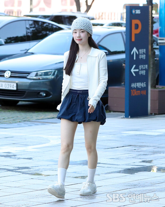 Dahyun of TWICE Arrives at SBS for CineTown