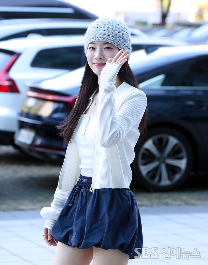 Dahyun of TWICE Arrives at SBS for CineTown