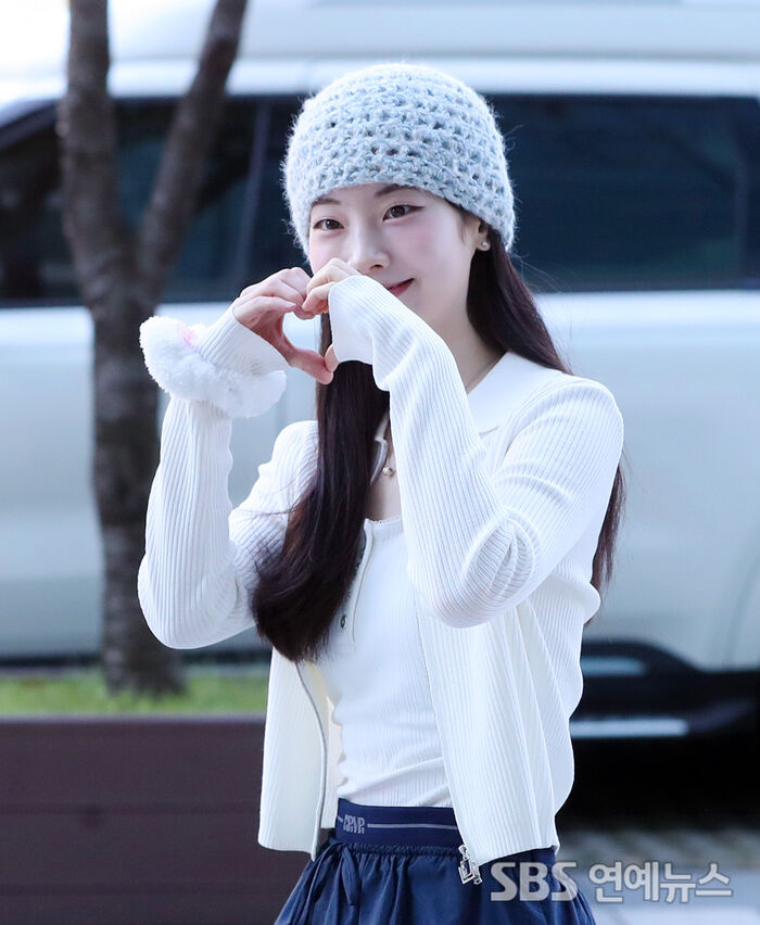 Dahyun of TWICE Arrives at SBS for CineTown