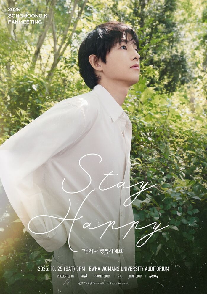 Song Joong-ki Reunites with Fans After 7 Years in 'Stay Happy' Fan Meeting